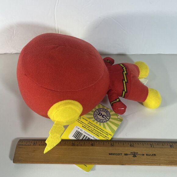 Toy Factory DC Comics The Flash Plush Caricature Big Head 8” Stuffie - Picture 7 of 8